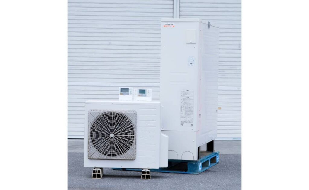 中古品 日立 家庭用ヒートポンプ給湯機 エコキュート 370L 200V フルオート BHP-TAS37L BHP-HA45L (2019年5月買取)
