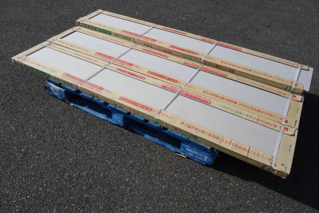 ノダ フローリング 4ケース 合板下地専用 ネクシオハード 約6.5平方メートル/4畳相当 (2019年4月頃買取)