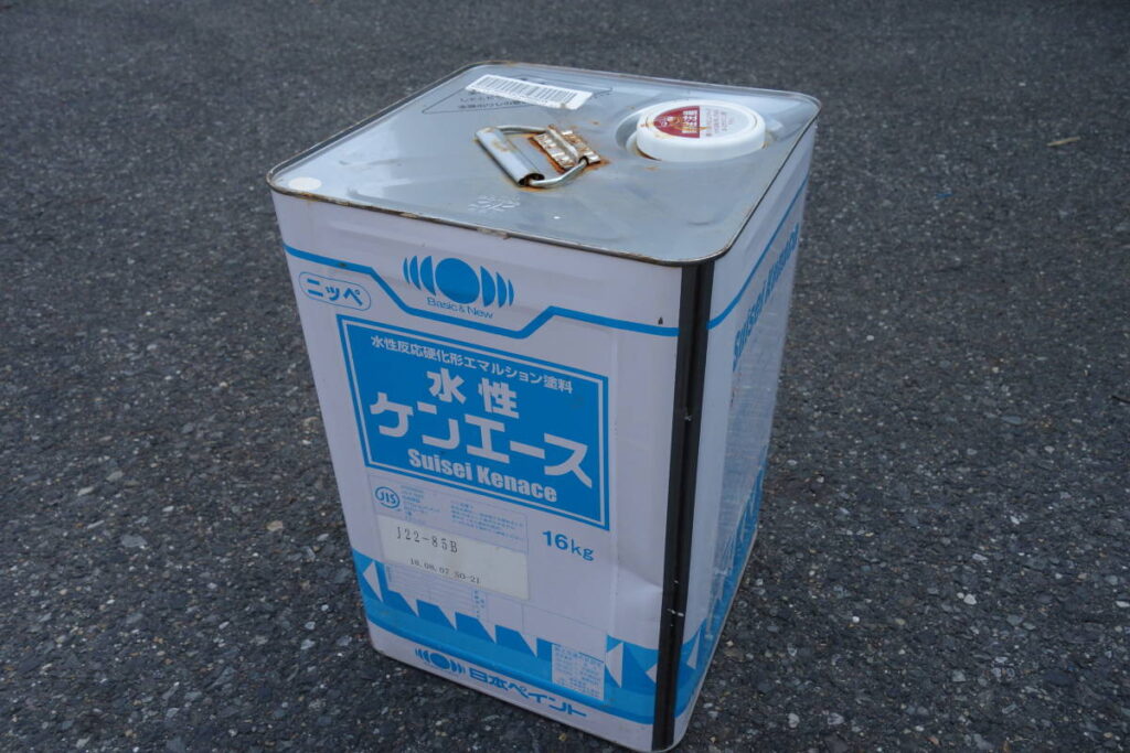 未使用 日本ペイント 水性ケンエース 塗料 16kg 1缶 J22-85B (2019年5月買取)